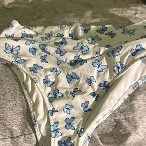 Butterfly Print Bikini Bottom
